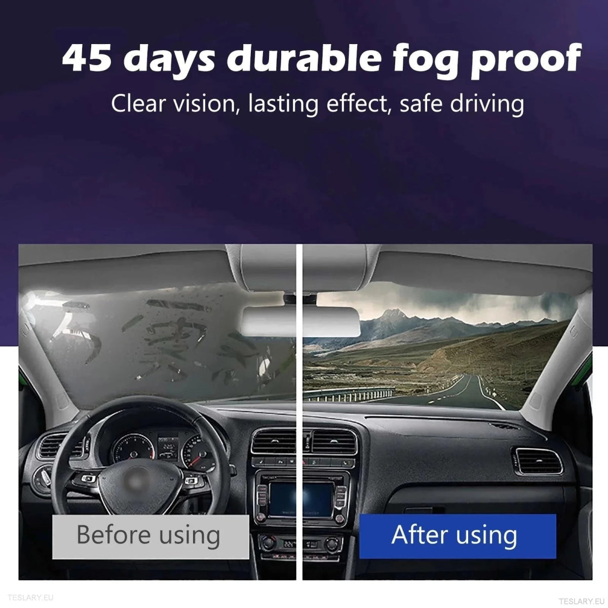 Anti Fogging Glass Spray 100ml For EVs Including Tesla , BYD , Kia , MG & More - TESLARY Tesla Shop Accessories Europe Nederlands Ireland Deutschland Espana Alicante France Italia