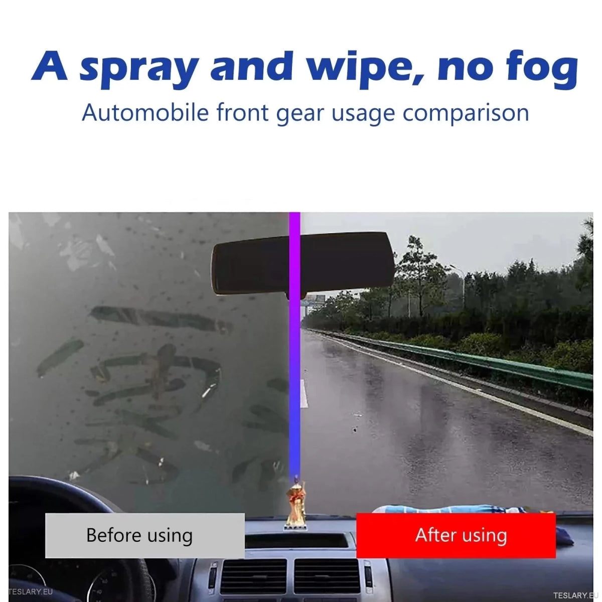 Anti Fogging Glass Spray 100ml For EVs Including Tesla , BYD , Kia , MG & More - TESLARY Tesla Shop Accessories Europe Nederlands Ireland Deutschland Espana Alicante France Italia