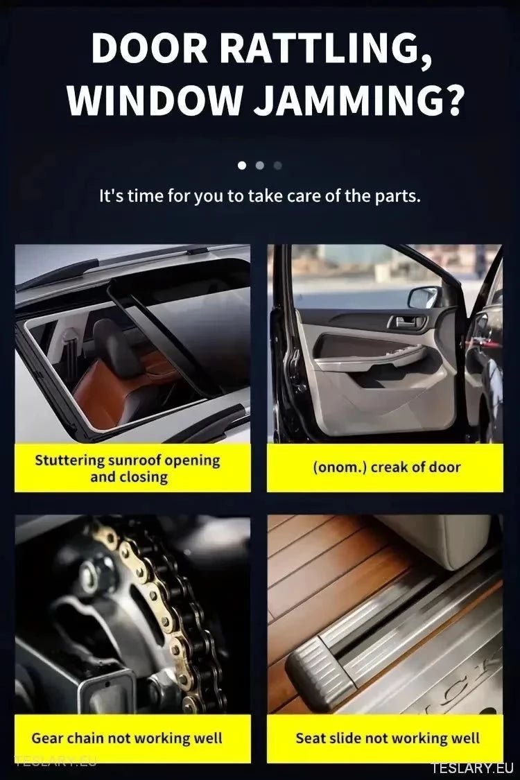 Automotive Lubrication Grease ( Eliminates Rattles ) - TESLARY Tesla Shop Accessories Europe Nederlands Ireland Deutschland Espana Alicante France Italia