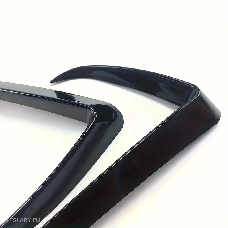 Tesla Model  3 / Y  Fog Lights Wind Splitter In Carbon and Black -TESLARY.IE Tesla Shop Europe