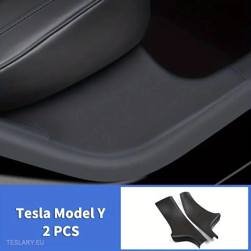 Tesla Y Rear Door Plastic Protection Sills ( 2 Pieces ) - Tesla Shop Europe - TESLARY.IE Ireland - France boutique- Deutschland Geschäft- España comercio - Nederland winkel- TESLARY.IE