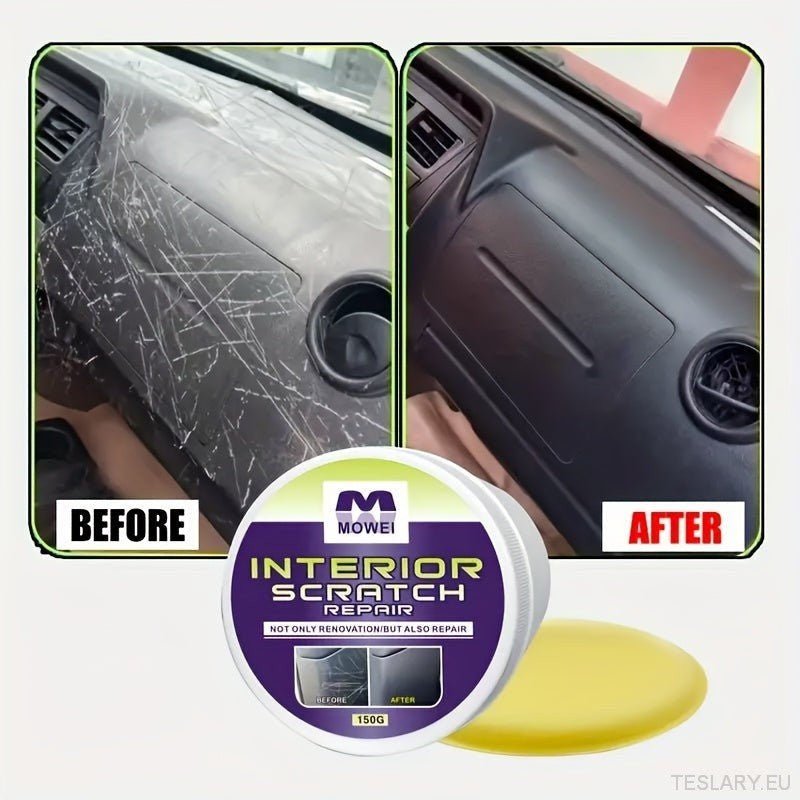 Car Interior Renewal Cream - Scratch Remover & Plastic Repair for Dashboards, Trim & Bumpers - TESLARY Tesla Shop Accessories Europe Nederlands Ireland Deutschland Espana Alicante France Italia