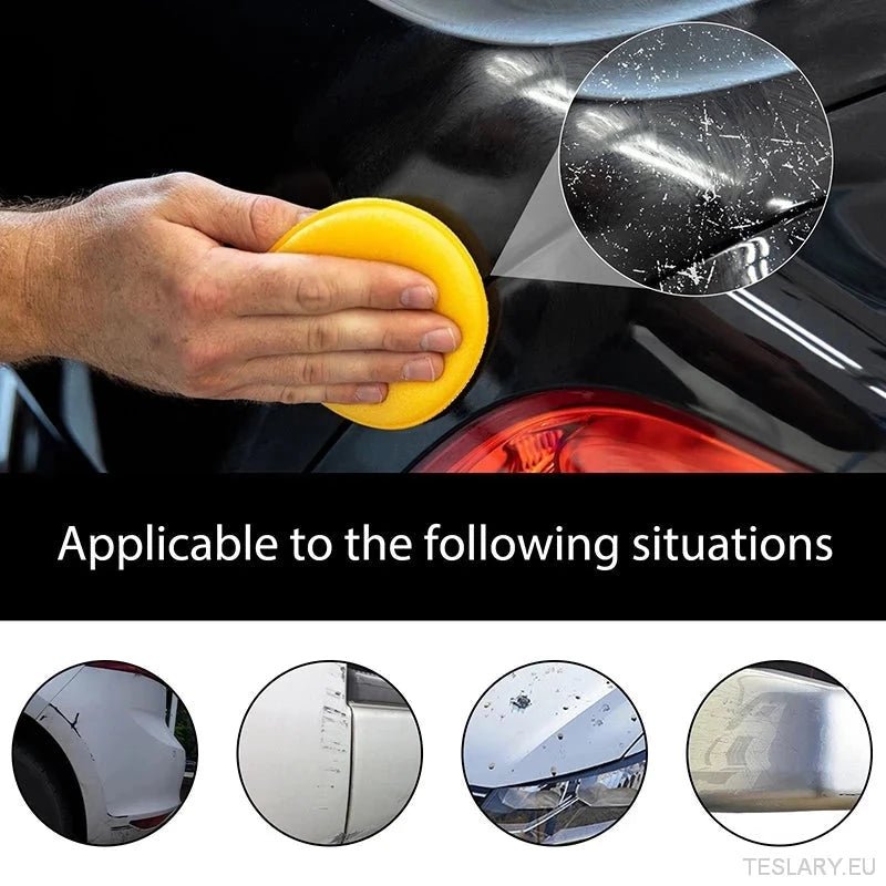 Car Paint Care Scratch Removal Lotion Paint Care Kit Repair Polishing for Tesla and other EVs - TESLARY Tesla Shop Accessories Europe Nederlands Ireland Deutschland Espana Alicante France Italia