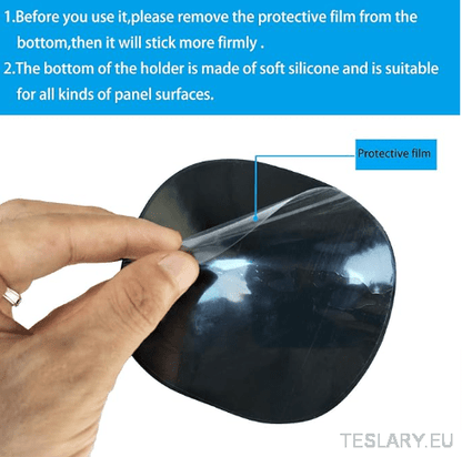 Car Phone Holder Multi - Function - Anti Slip Silicone Dash Phone Holder - TESLARY Tesla Shop Accessories Europe Nederlands Dublin Cork Ireland Deutschland Espana Alicante France Italia