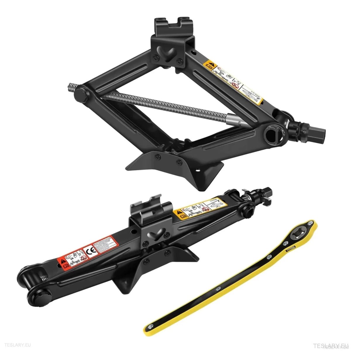 Car Wheel Jack with Ratchet Wrench - TESLARY Tesla Shop Accessories Europe Nederlands Ireland Deutschland Espana Alicante France Italia