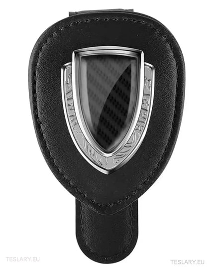 Carbon Fiber Style Sun Visor Clip for Tesla Models S/3/X/Y - TESLARY Tesla Shop Accessories Europe Nederlands Dublin Cork Ireland Deutschland Espana Alicante France Italia