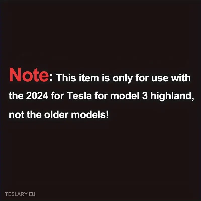 Front & Rear TPE Storage Mats for Tesla Model 3 Highland ( 2 ) -TESLARY.IE Tesla Shop Europe