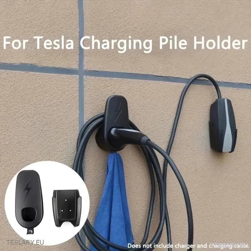 CCS Charger Gun & Cable Holder for Tesla S , 3 , X & Y ( EU VERSION ) - TESLARY Tesla Shop Accessories Europe Nederlands Ireland Deutschland Espana Alicante France Italia