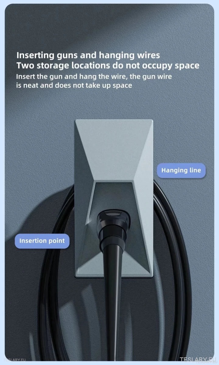 CCS Charger Gun Holder for Tesla S , 3 , X & Y - TESLARY Tesla Shop Accessories Europe Nederlands Ireland Deutschland Espana Alicante France Italia
