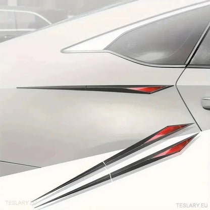 Chrome Plated Trim Accents for Side or Bonnet - TESLARY Tesla Shop Accessories Europe Nederlands Ireland Deutschland Espana Alicante France Italia