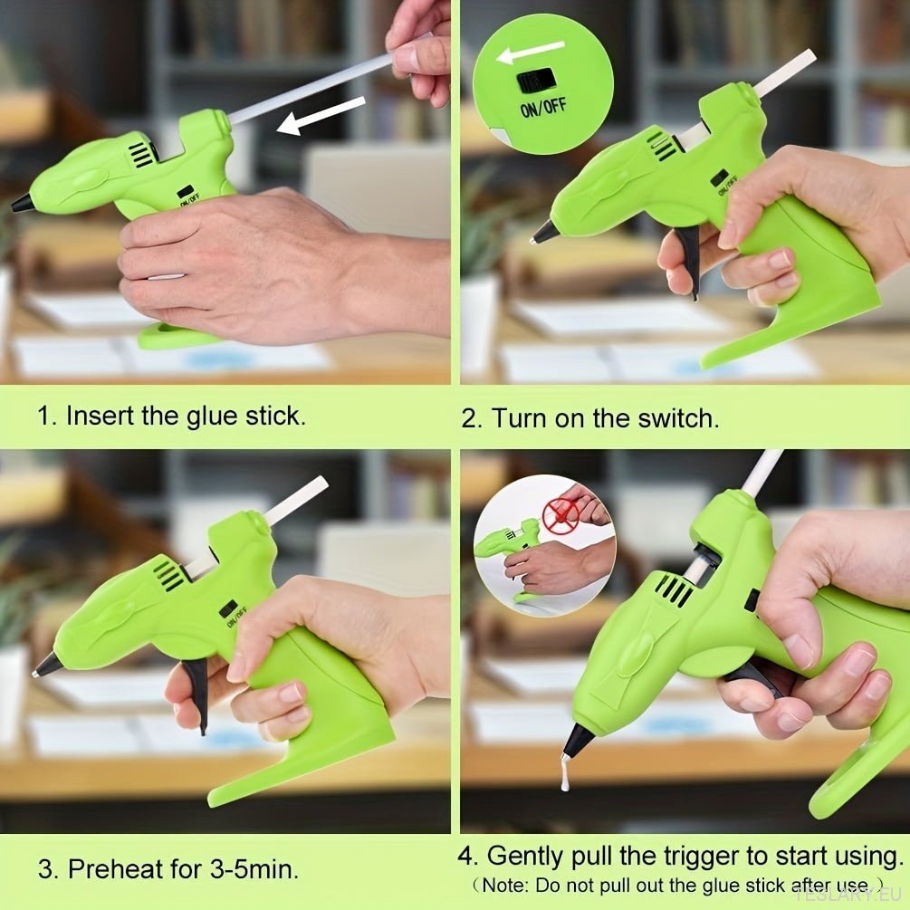 Cordless Hot Melt Glue Gun to Assist with Car Dent Repairs , USB Rechargeable 2600mAh - TESLARY Tesla Shop Accessories Europe Nederlands Dublin Cork Ireland Deutschland Espana Alicante France Italia