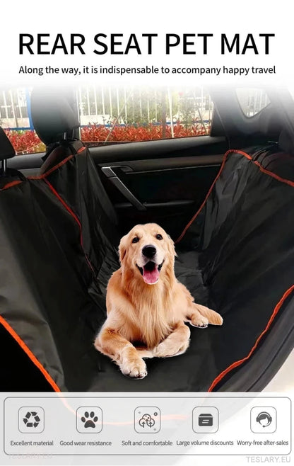 Dog Car Seat Cover for Back Seat Suitable for Tesla 3 , Y & S - TESLARY Tesla Shop Accessories Europe Nederlands Ireland Deutschland Espana Alicante France Italia