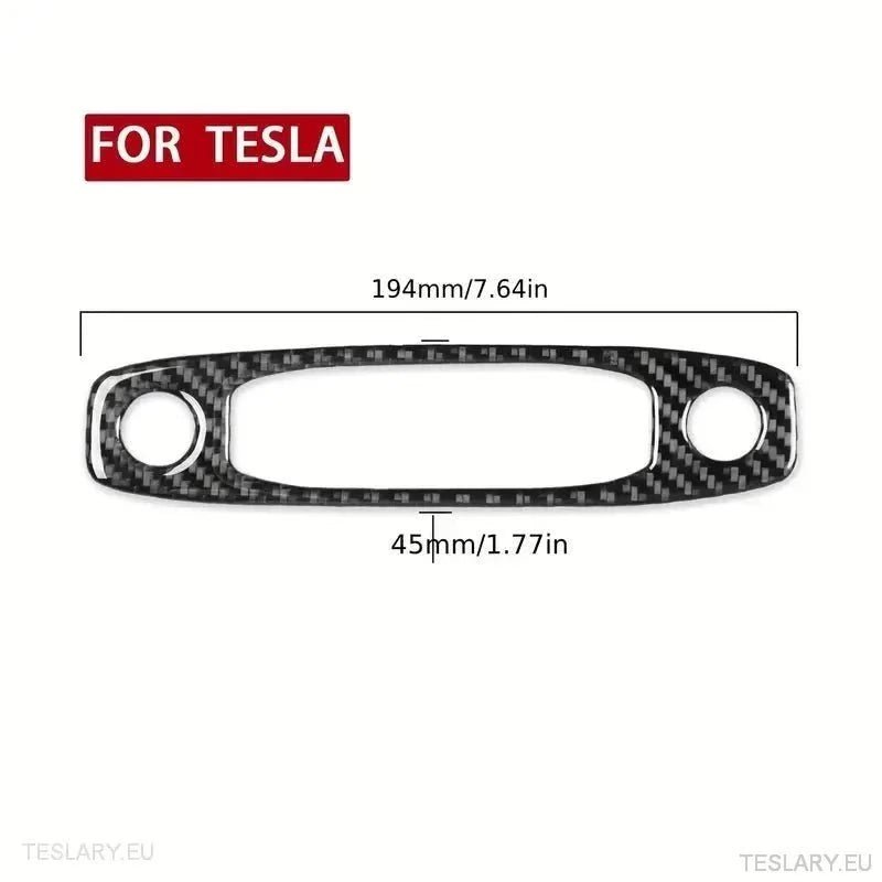 Dome / Map Light Cover for Tesla 3/Y Carbon Fiber - TESLARY Tesla Shop Accessories Europe Nederlands Ireland Deutschland Espana Alicante France Italia