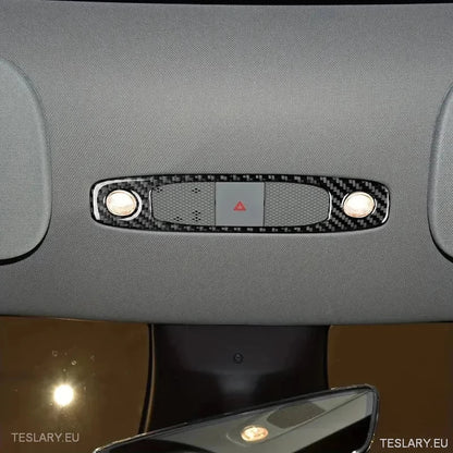 Dome / Map Light Cover for Tesla 3/Y Carbon Fiber - TESLARY Tesla Shop Accessories Europe Nederlands Ireland Deutschland Espana Alicante France Italia
