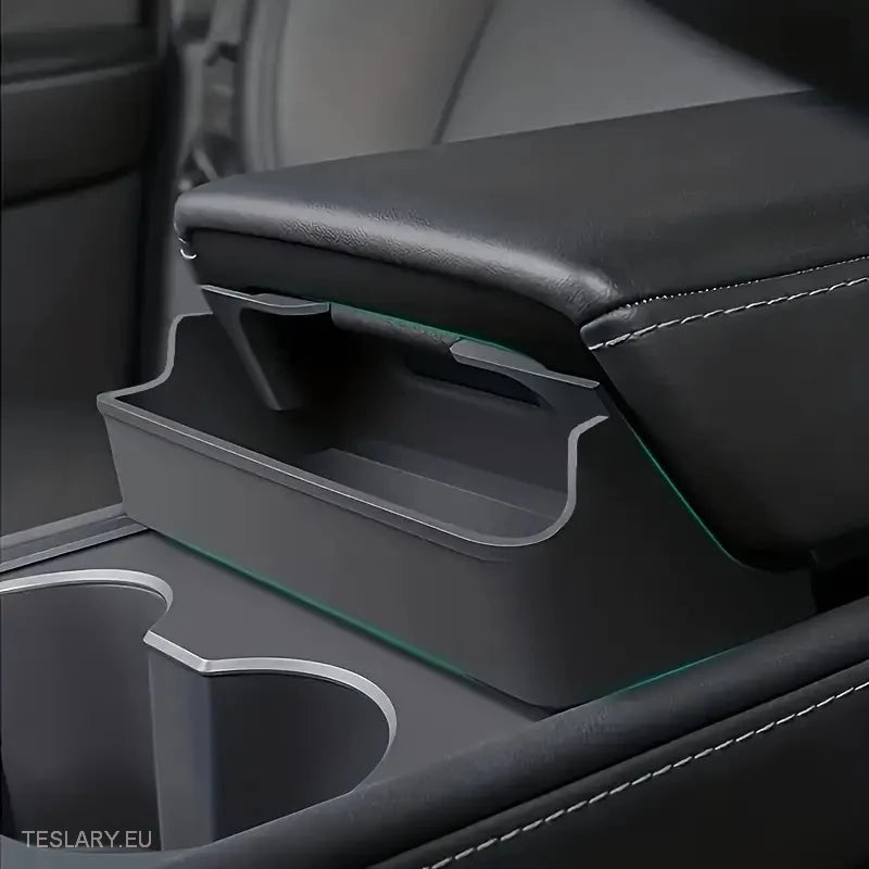 Tesla 3 / Y Centre Console Storage for Glasses & More -TESLARY.IE Tesla Shop Europe