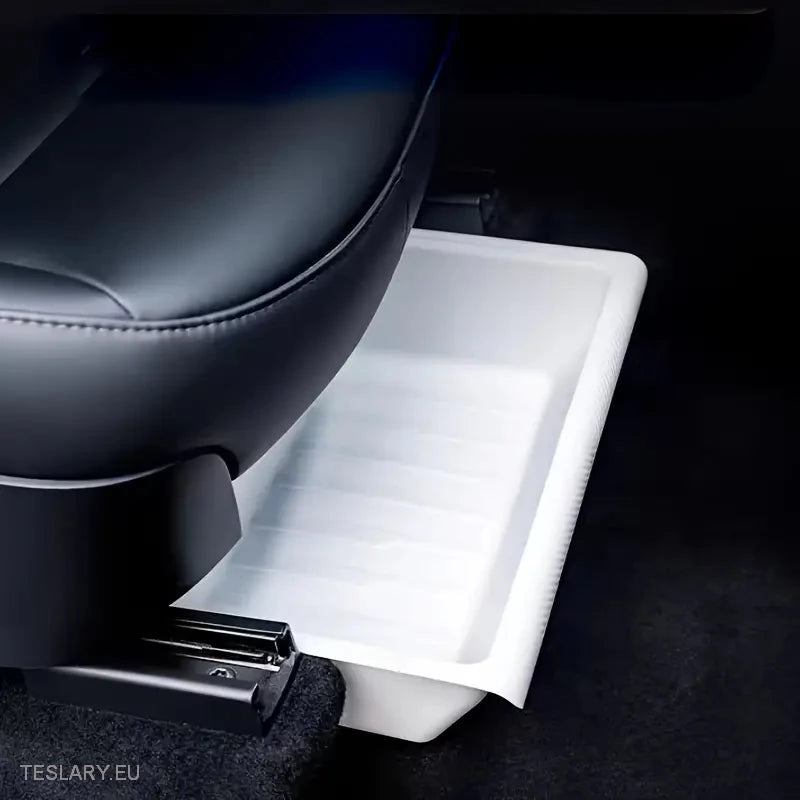 Seat Tray Organisers for Tesla Y - White or Black -TESLARY.IE Tesla Shop Europe