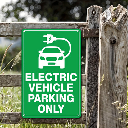 ELECTRIC VEHICLE PARKING ONLY SIGN TESLARY.EU EUROPE IRELAND TESLA