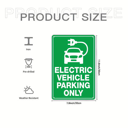 ELECTRIC VEHICLE PARKING ONLY SIGN TESLARY.EU EUROPE IRELAND TESLA