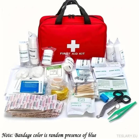 Emergency First Aid Kit (LARGE) - TESLARY Tesla Shop Accessories Europe Nederlands Ireland Deutschland Espana Alicante France Italia