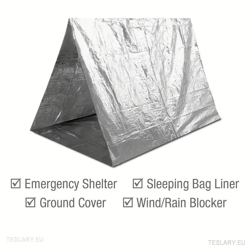 Emergency Thermal Blankets - Outdoor Survival - TESLARY Tesla Shop Accessories Europe Nederlands Ireland Deutschland Espana Alicante France Italia