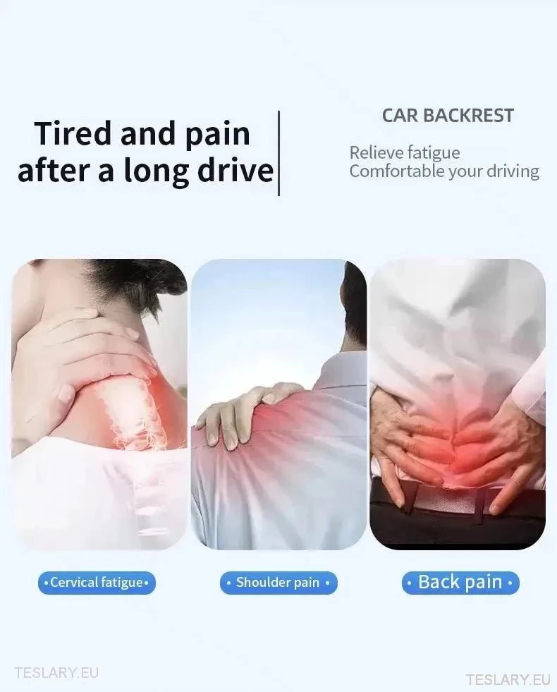 Extra Large PU Leather Headrest Pillow Suitable for Tesla Model 3 / Y - TESLARY Tesla Shop Accessories Europe Nederlands Ireland Deutschland Espana Alicante France Italia