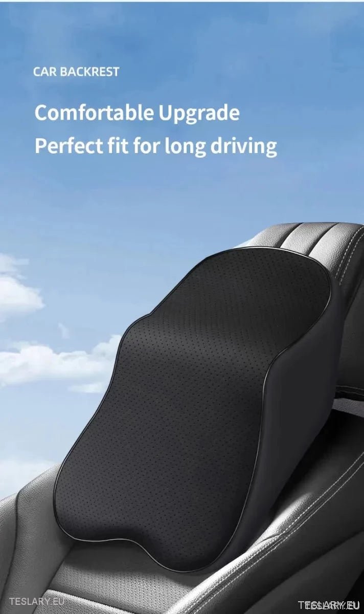 Extra Large PU Leather Headrest Pillow Suitable for Tesla Model 3 / Y - TESLARY Tesla Shop Accessories Europe Nederlands Ireland Deutschland Espana Alicante France Italia