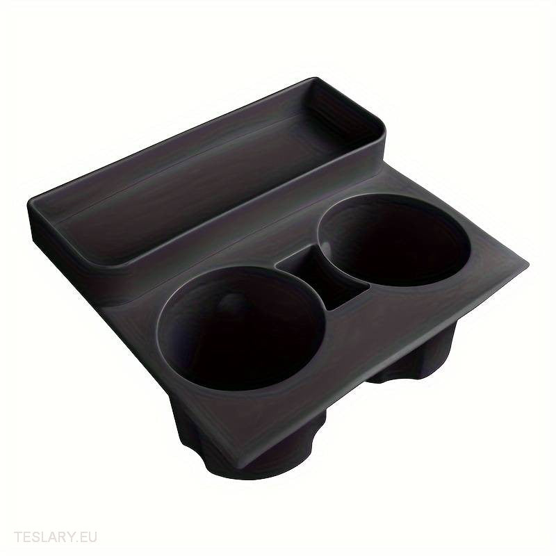 Tesla Model 3/Y Black Silicone Cup Holder & Storage - Tesla Shop Europe - TESLARY.IE Ireland - France boutique- Deutschland Geschäft- España comercio - Nederland winkel- TESLARY.IE