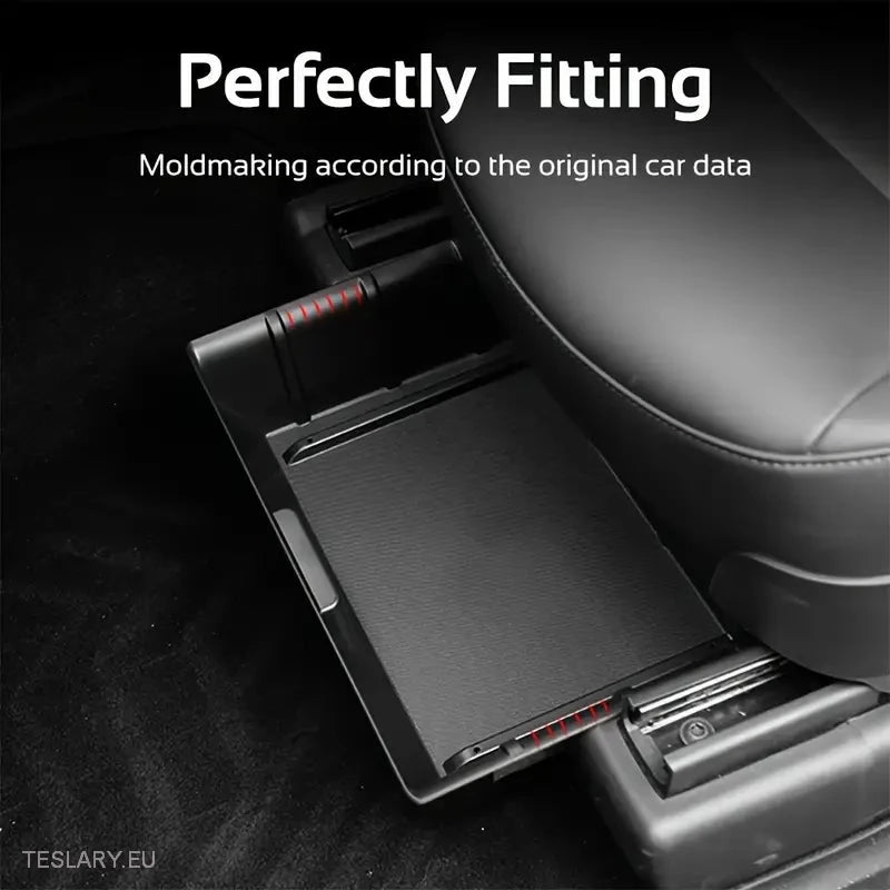 Seat Tray Organisers for Tesla Y - White or Black -TESLARY.IE Tesla Shop Europe