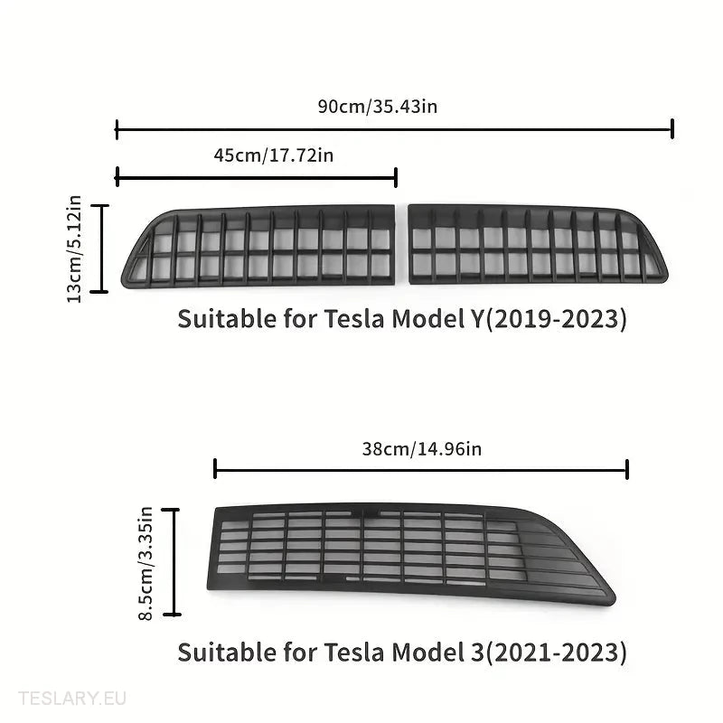 Tesla Model 3 / Y Front Air Inlet Protective Cover -TESLARY.IE Tesla Shop Europe