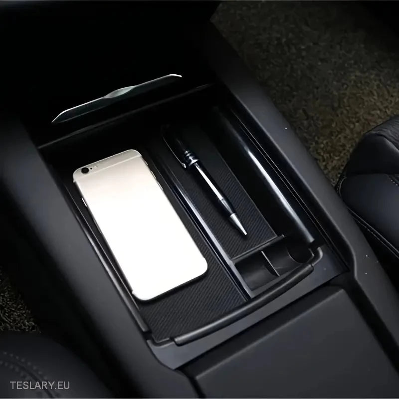 Tesla Model S / X 2016 - 2020 Central Console Storage Organiser - Tesla Shop Europe - TESLARY.IE Ireland - France boutique- Deutschland Geschäft- España comercio - Nederland winkel- TESLARY.IE