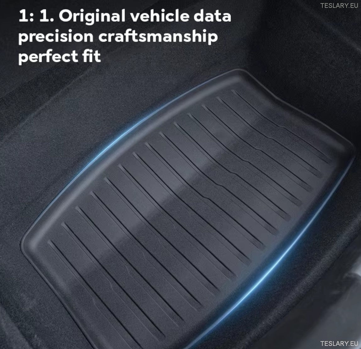 Front & Rear TPE Storage Mats for Tesla Model 3 Highland ( 2 ) - TESLARY Tesla Shop Accessories Europe Nederlands Ireland Deutschland Espana Alicante France Italia