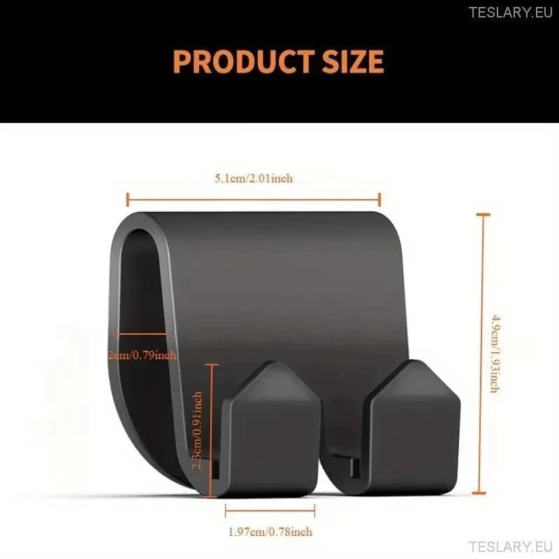 Front Seat Storage Hooks for Tesla Models 3 Y S X - TESLARY Tesla Shop Accessories Europe Nederlands Ireland Deutschland Espana Alicante France Italia
