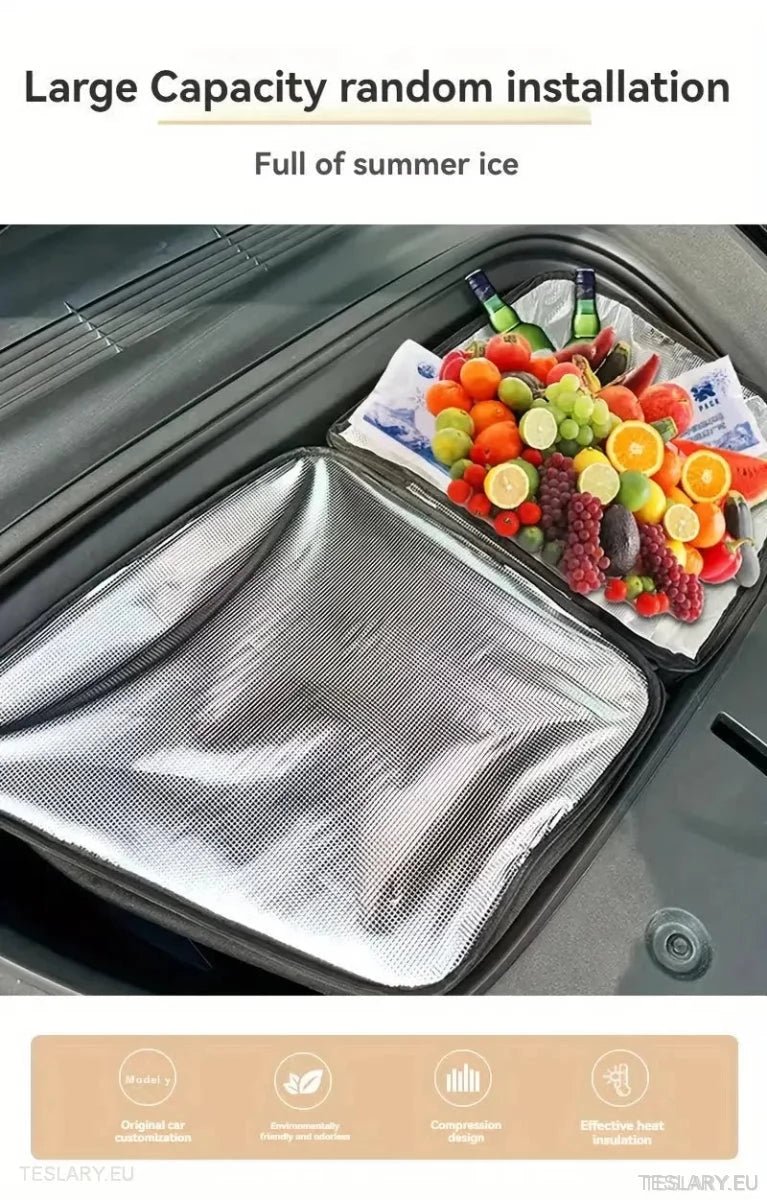 Frunk Storage / Cooler Bags & Organiser for Tesla Model 3 / Y - TESLARY Tesla Shop Accessories Europe Nederlands Ireland Deutschland Espana Alicante France Italia