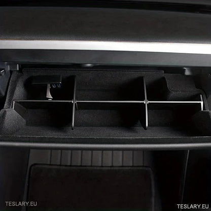 Glove Box Organiser for Tesla Model 3 / Y - TESLARY Tesla Shop Accessories Europe Nederlands Ireland Deutschland Espana Alicante France Italia
