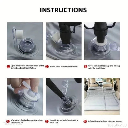 Inflatable Air Mattress to suit most SUVs - TESLARY Tesla Shop Accessories Europe Nederlands Ireland Deutschland Espana Alicante France Italia