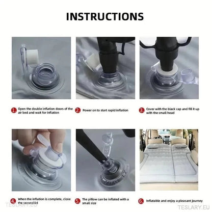 Inflatable Air Mattress to suit most SUVs - TESLARY Tesla Shop Accessories Europe Nederlands Ireland Deutschland Espana Alicante France Italia