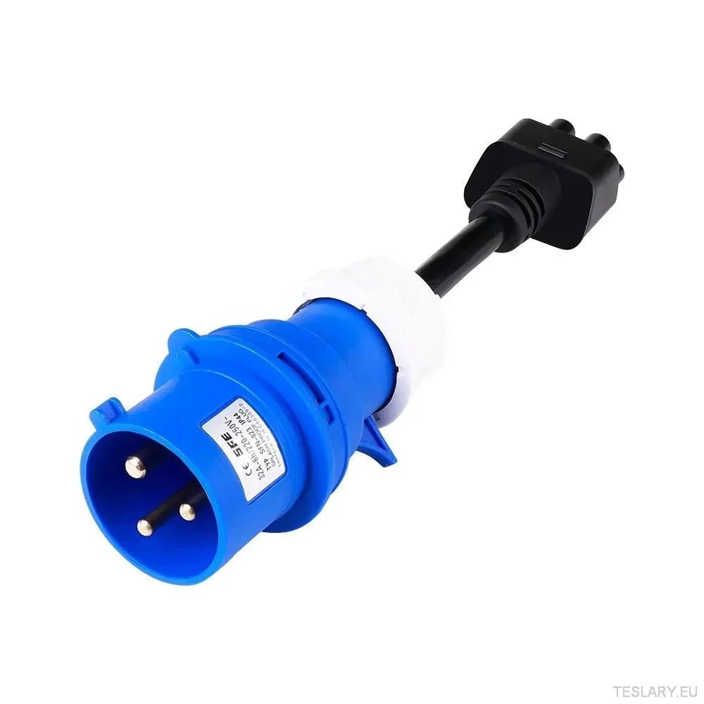 IPENGEN Tesla Model 3 CEE Adapter - 32A 240V EV Charger Extension - TESLARY Tesla Shop Accessories Europe Nederlands Ireland Deutschland Espana Alicante France Italia