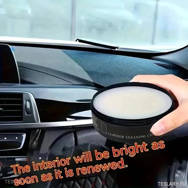 Leather Cleaning Cream for Tesla PU Leather Seats and Interior - TESLARY Tesla Shop Accessories Europe Nederlands Ireland Deutschland Espana Alicante France Italia