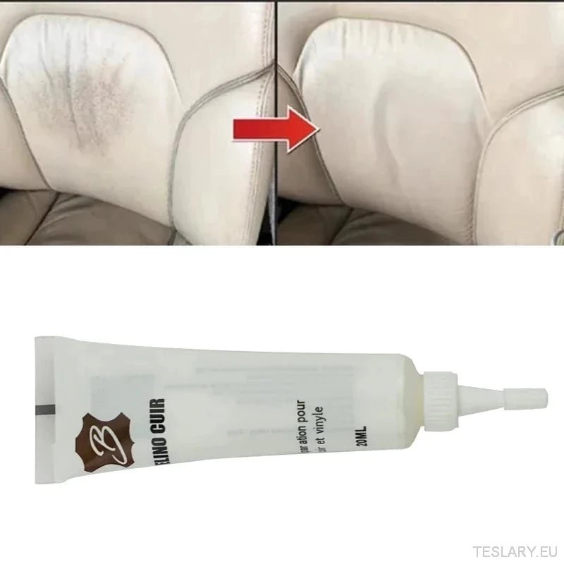 Leather Repair & Cleaning Restore Kit for Your Leather Seats - TESLARY Tesla Shop Accessories Europe Nederlands Ireland Deutschland Espana Alicante France Italia