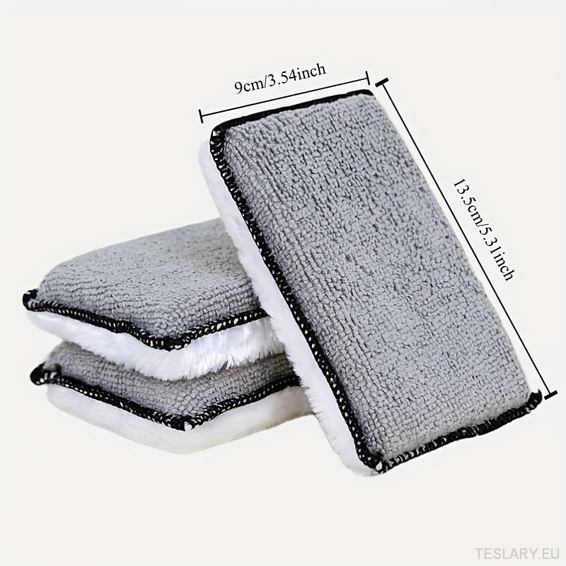 Luxury car upholstery cleaning sponge set, seat and exterior care washing block, cloth set - TESLARY Tesla Shop Accessories Europe Nederlands Ireland Deutschland Espana Alicante France Italia