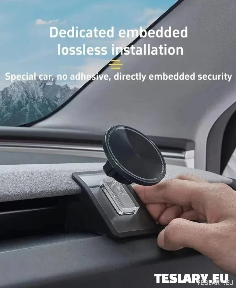 Magnetic Phone Holder for Tesla Models 3+ Highland - TESLARY Tesla Shop Accessories Europe Nederlands Ireland Deutschland Espana Alicante France Italia