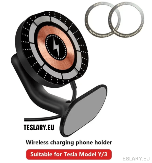 Magsafe Magnetic Dash Phone Mount for Tesla Model 3 & Model Y - TESLARY Tesla Shop Accessories Europe Nederlands Dublin Cork Ireland Deutschland Espana Alicante France Italia