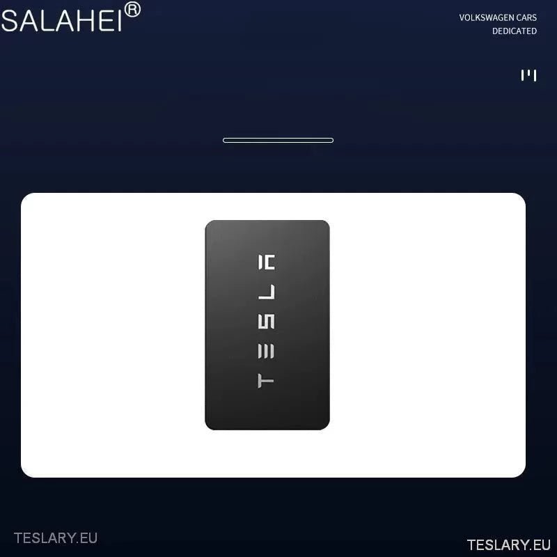 Metal Leather Key Case Cover for Tesla 3/Y RFID Key with Logo - TESLARY Tesla Shop Accessories Europe Nederlands Ireland Deutschland Espana Alicante France Italia