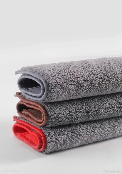 MicroFiber Cloth Towel for Tesla with S 3 X Y Logo - TESLARY Tesla Shop Accessories Europe Nederlands Ireland Deutschland Espana Alicante France Italia