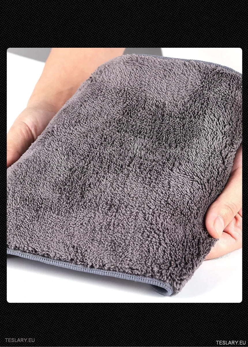 MicroFiber Cloth Towel for Tesla with S 3 X Y Logo - TESLARY Tesla Shop Accessories Europe Nederlands Ireland Deutschland Espana Alicante France Italia