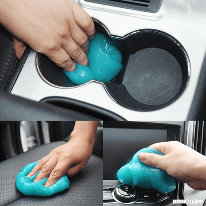 Miracle Adhesive Gel Cleaner - Effortlessly Erase Dust from Car Interiors, Vents & Hard to Reach Areas, Reusable & Eco - Friendly, Ultimate Car Detailing Tool, Car Interior Cleaner | Adhesive Gel Cleaner - TESLARY Tesla Shop Accessories Europe Nederlands Dublin Cork Ireland Deutschland Espana Alicante France Italia