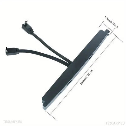 Multiport USB Expansion Hub for Tesla 3/Y - TESLARY Tesla Shop Accessories Europe Nederlands Ireland Deutschland Espana Alicante France Italia