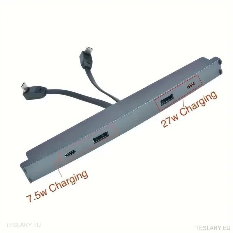 Multiport USB Expansion Hub for Tesla 3/Y - TESLARY Tesla Shop Accessories Europe Nederlands Ireland Deutschland Espana Alicante France Italia