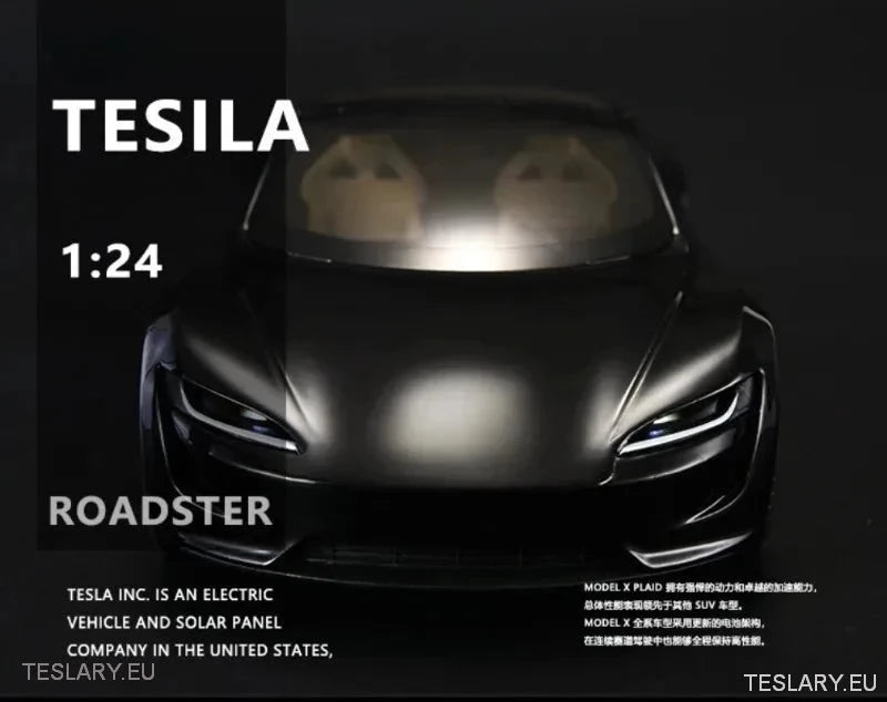 New Tesla Roadster Model Car 1:24 Unofficial Version - TESLARY Tesla Shop Accessories Europe Nederlands Ireland Deutschland Espana Alicante France Italia