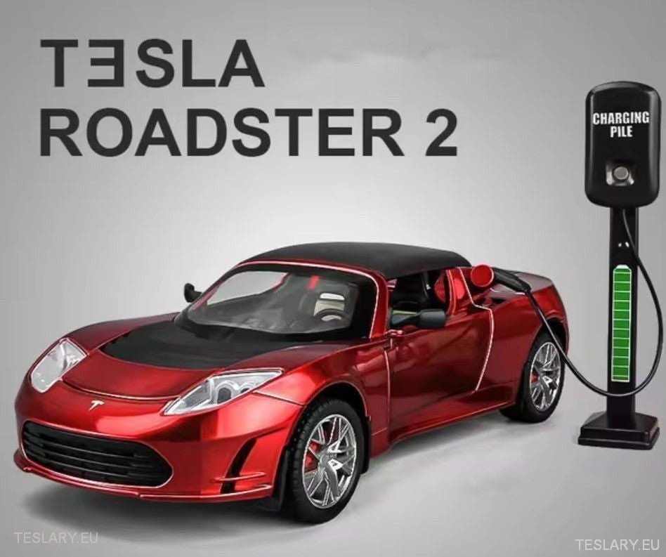 Original Tesla Roadster Model Car 2012 1:24 Unofficial Version - TESLARY Tesla Shop Accessories Europe Nederlands Dublin Cork Ireland Deutschland Espana Alicante France Italia